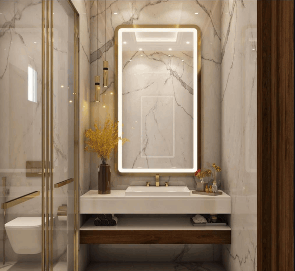 Mahesh Manglani Residence — Suite IV Hollywood glamour bedroom