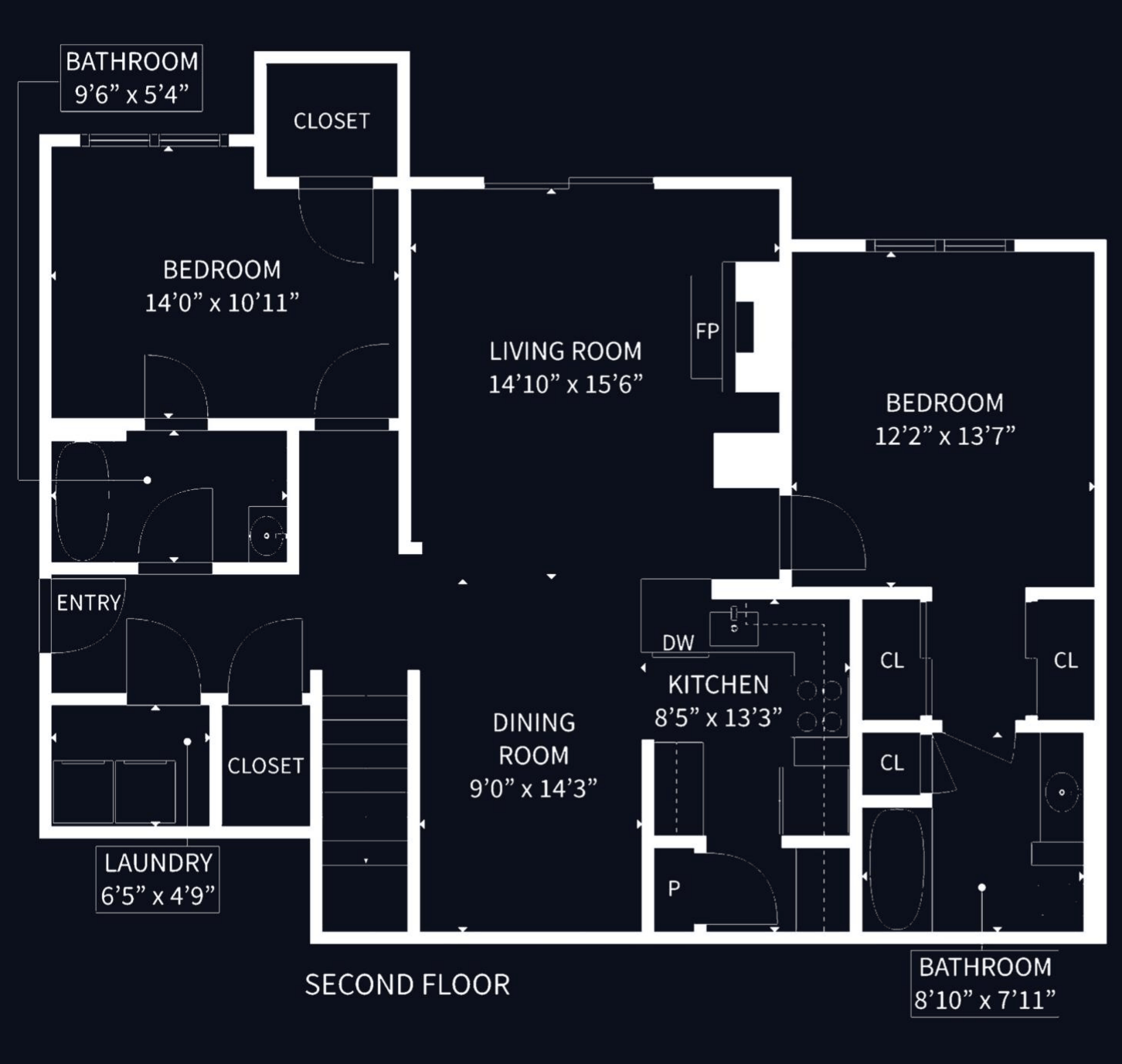 Master space planning — architectural floor layout overview